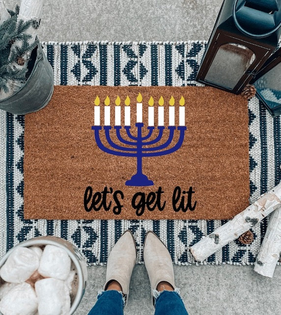 Let's Get Lit - Menorah