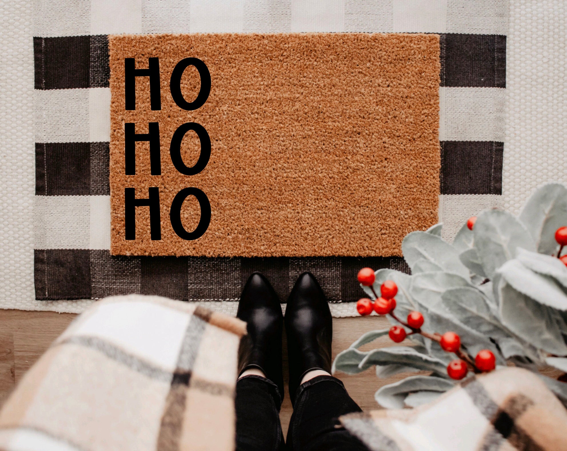 HO HO HO - Black