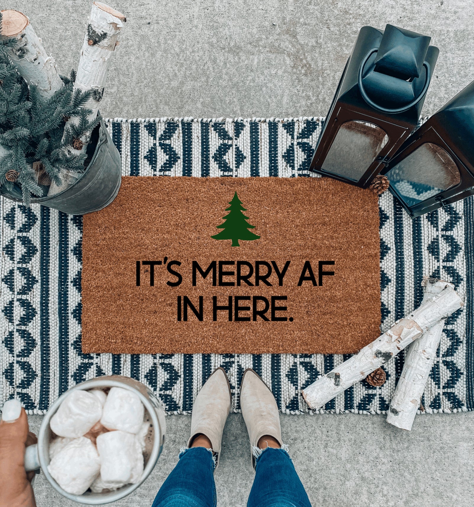 It's Merry AF In Here - Green