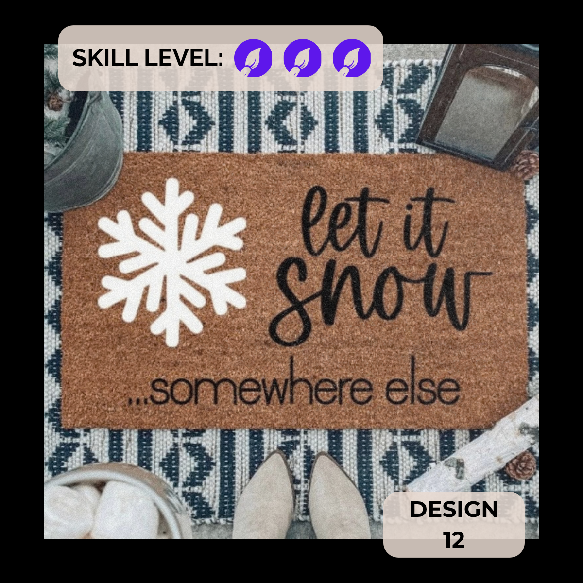 Doormat Painting Class | November 19th | The Hot Spot Studios | Phoenixville PA