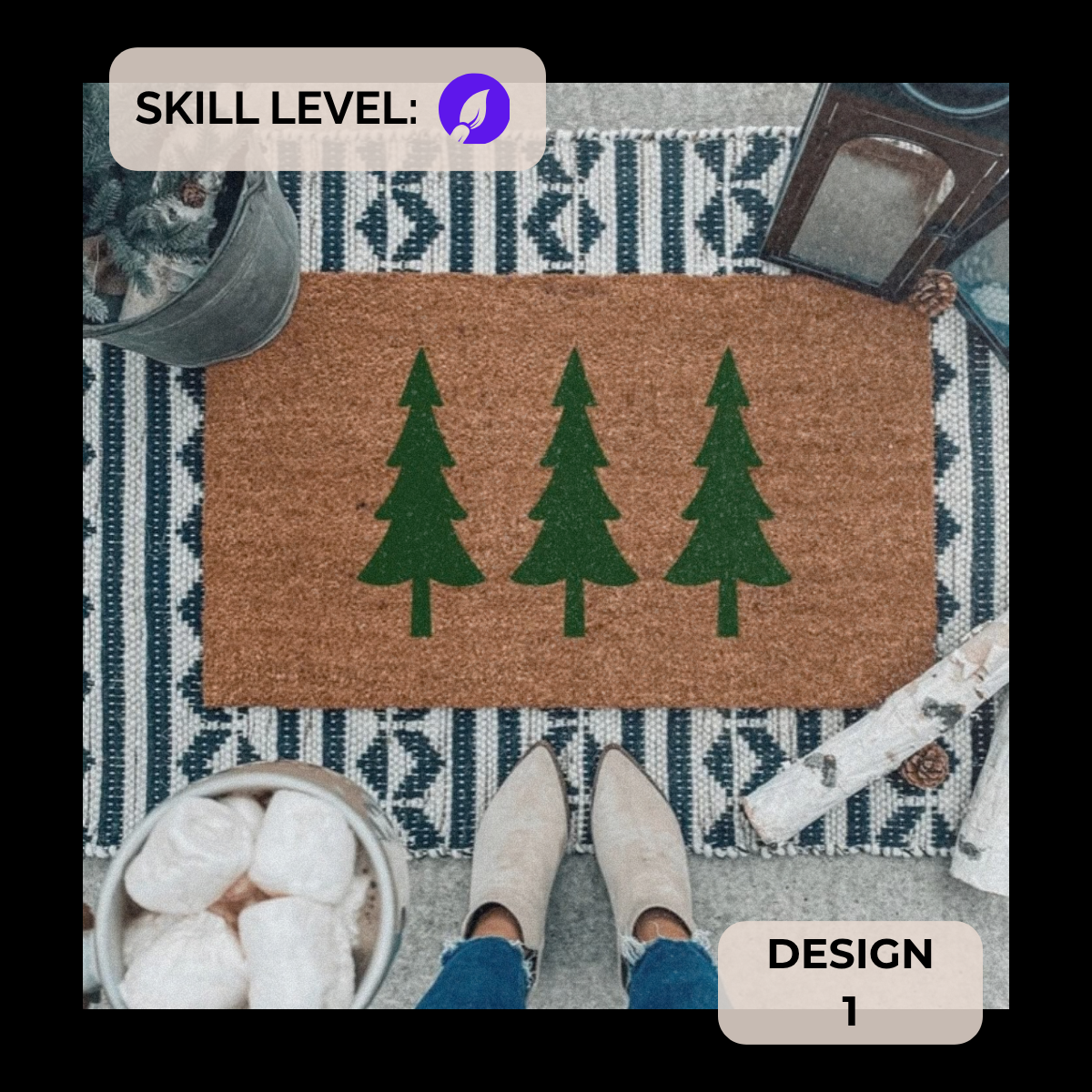 Doormat Painting Class | November 19th | The Hot Spot Studios | Phoenixville PA