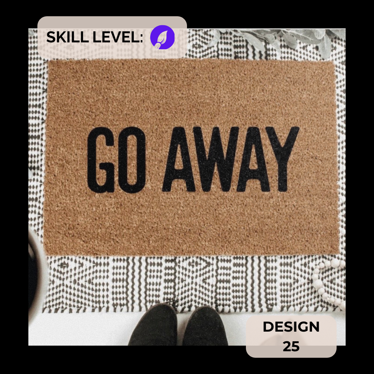 Doormat Painting Class | November 19th | The Hot Spot Studios | Phoenixville PA