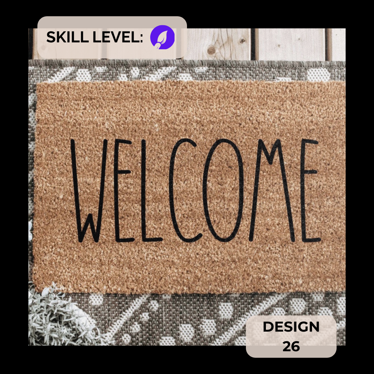 Doormat Painting Class | November 19th | The Hot Spot Studios | Phoenixville PA