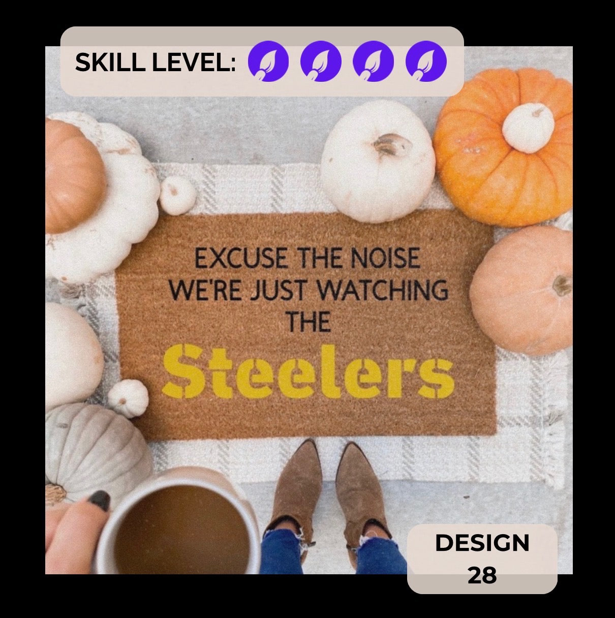Doormat Painting Class | November 29th | Back Alley Brewing Company | Pittsburgh PA