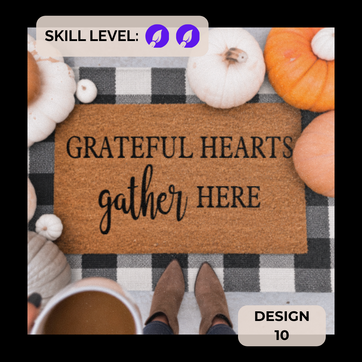 Doormat Painting Class + Kids' Pumpkin Painting | October 21st | The Hot Spot Studios | Phoenixville PA