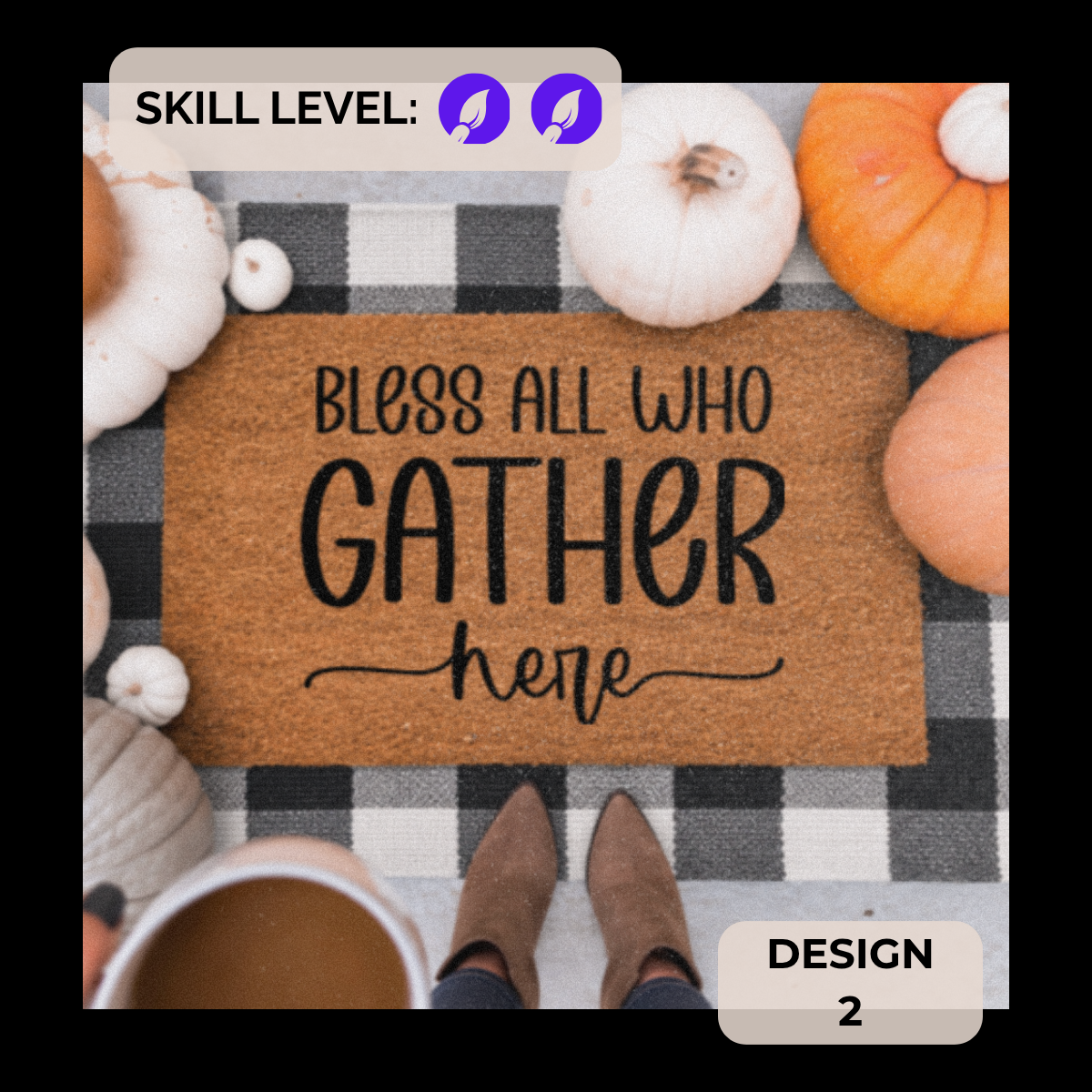 Doormat Painting Class + Kids' Pumpkin Painting | October 21st | The Hot Spot Studios | Phoenixville PA