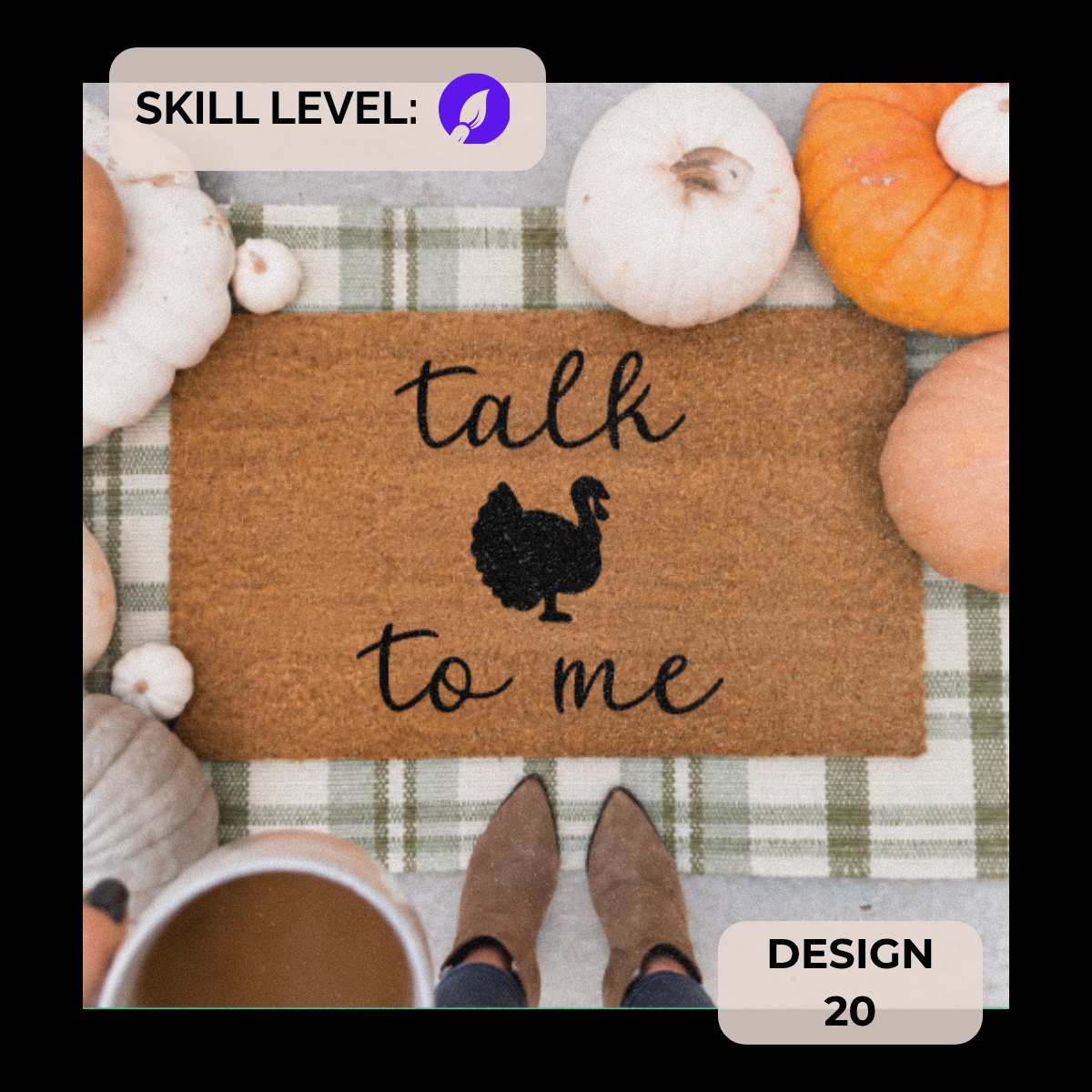 Doormat Painting Class + Kids' Pumpkin Painting | October 21st | The Hot Spot Studios | Phoenixville PA