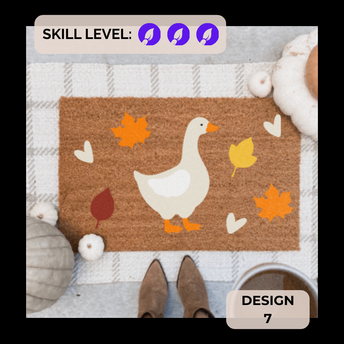 Doormat Painting Class + Kids' Pumpkin Painting | October 21st | The Hot Spot Studios | Phoenixville PA