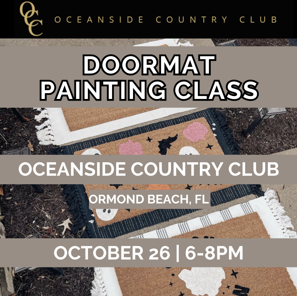 Doormat Painting Class | October 26 | Oceanside Country Club