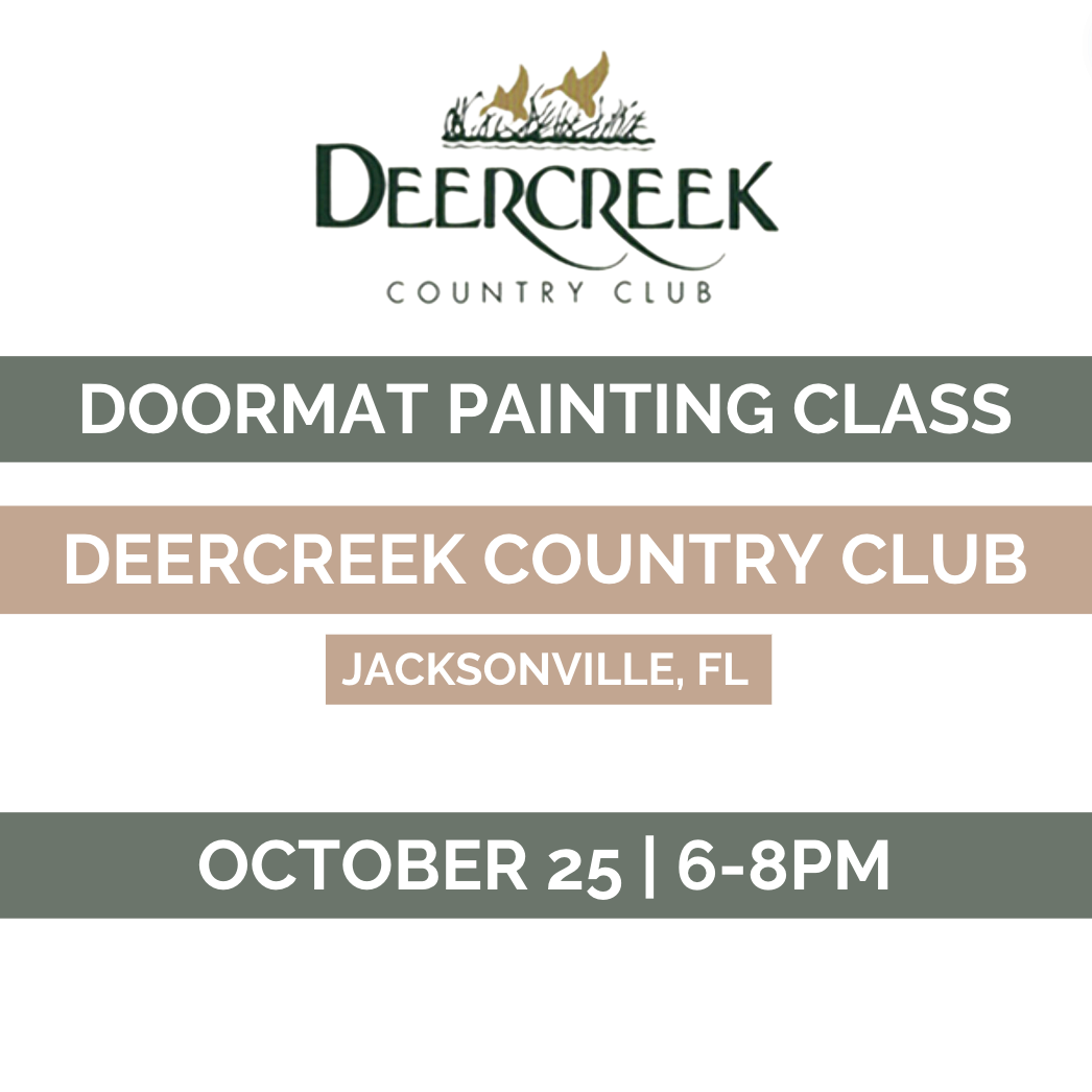 Doormat Painting Class | October 25 | Deercreek Country Club