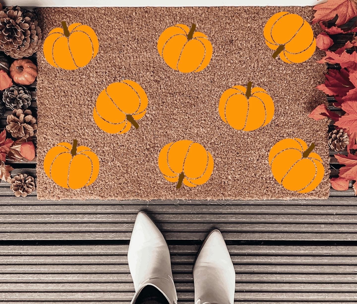Orange Pumpkin Pattern