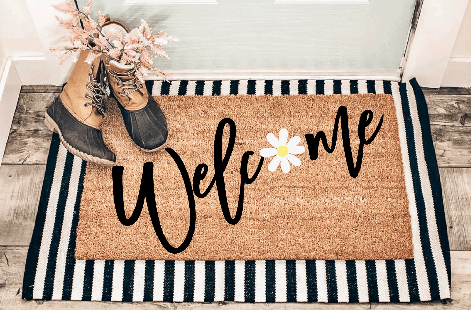 Welcome To My She Shed Door Mat – Summer's Market Floral & Home Decor