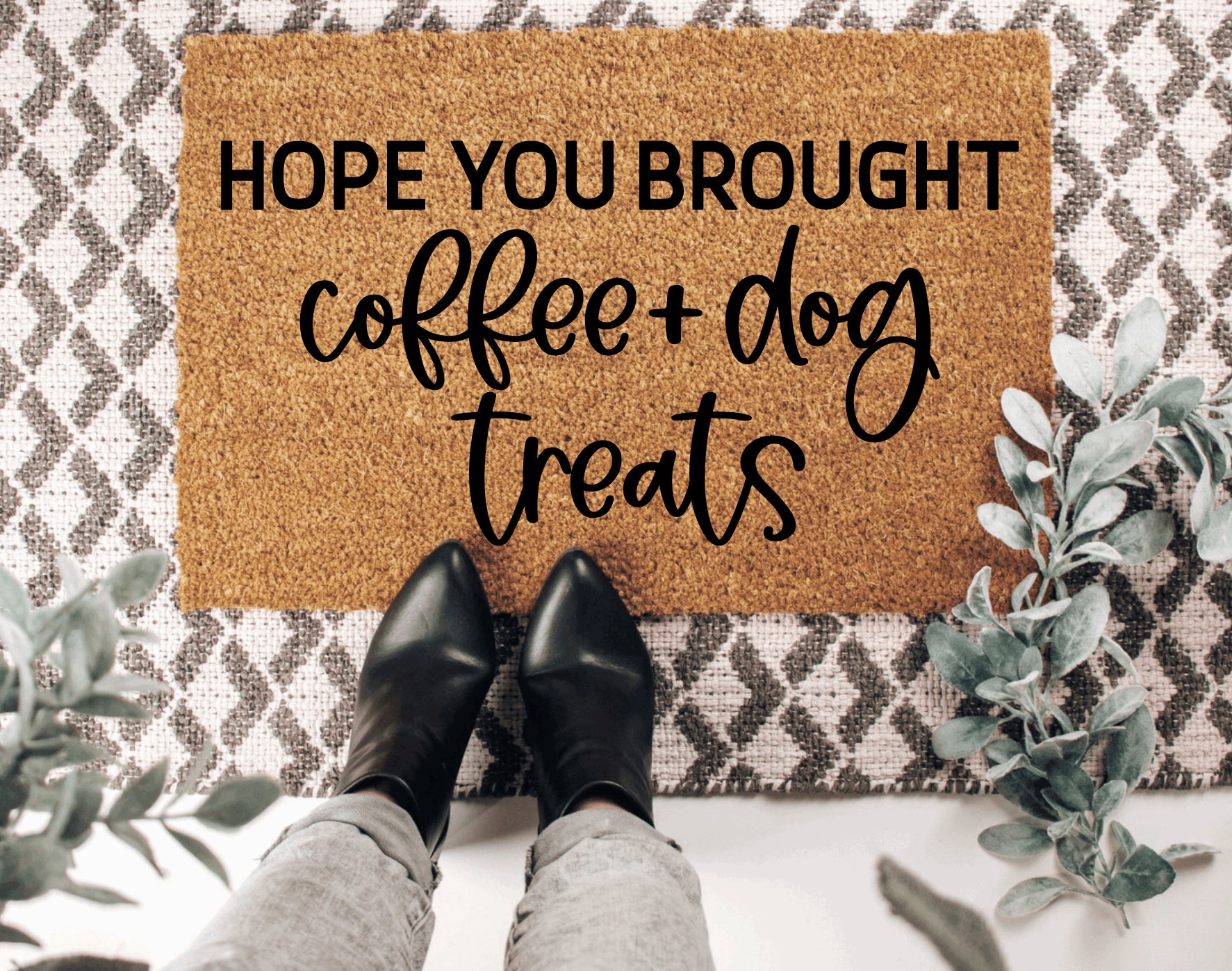Hope You Brought Coffee + Dog Treats