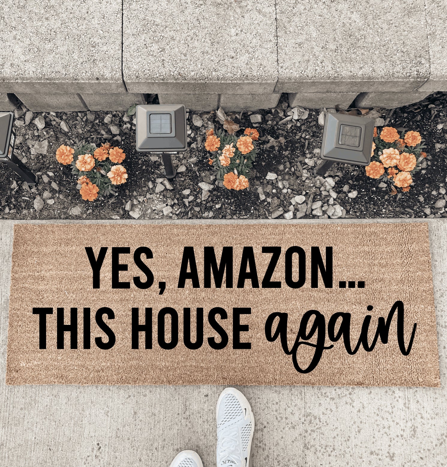 Yes, Amazon... This House Again - Double Door Doormat