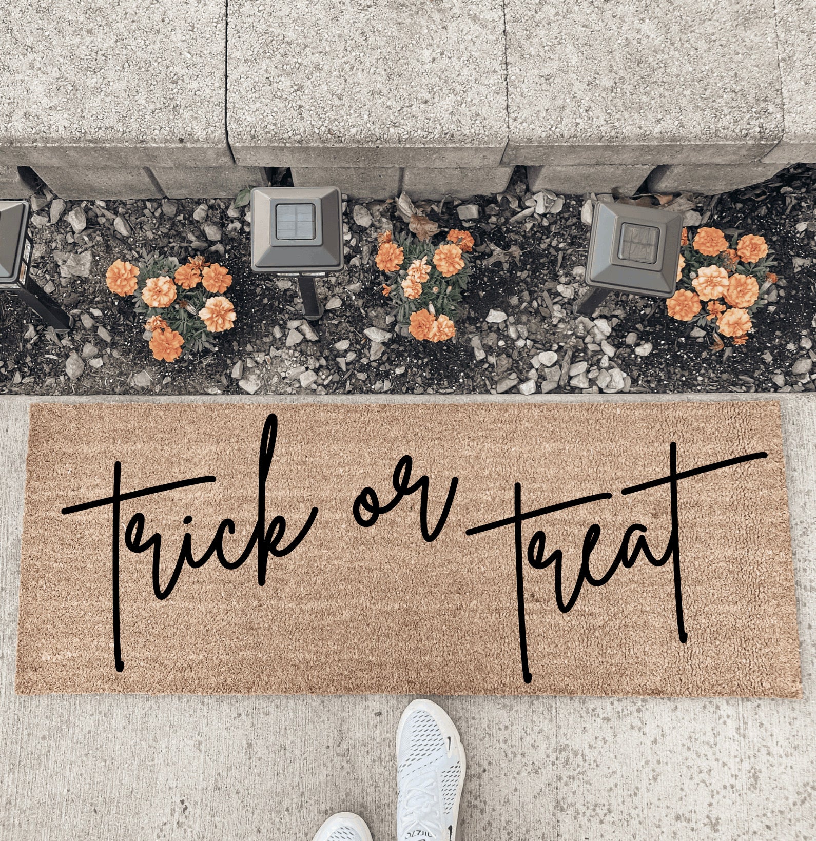 Trick Or Treat - Double Door Doormat