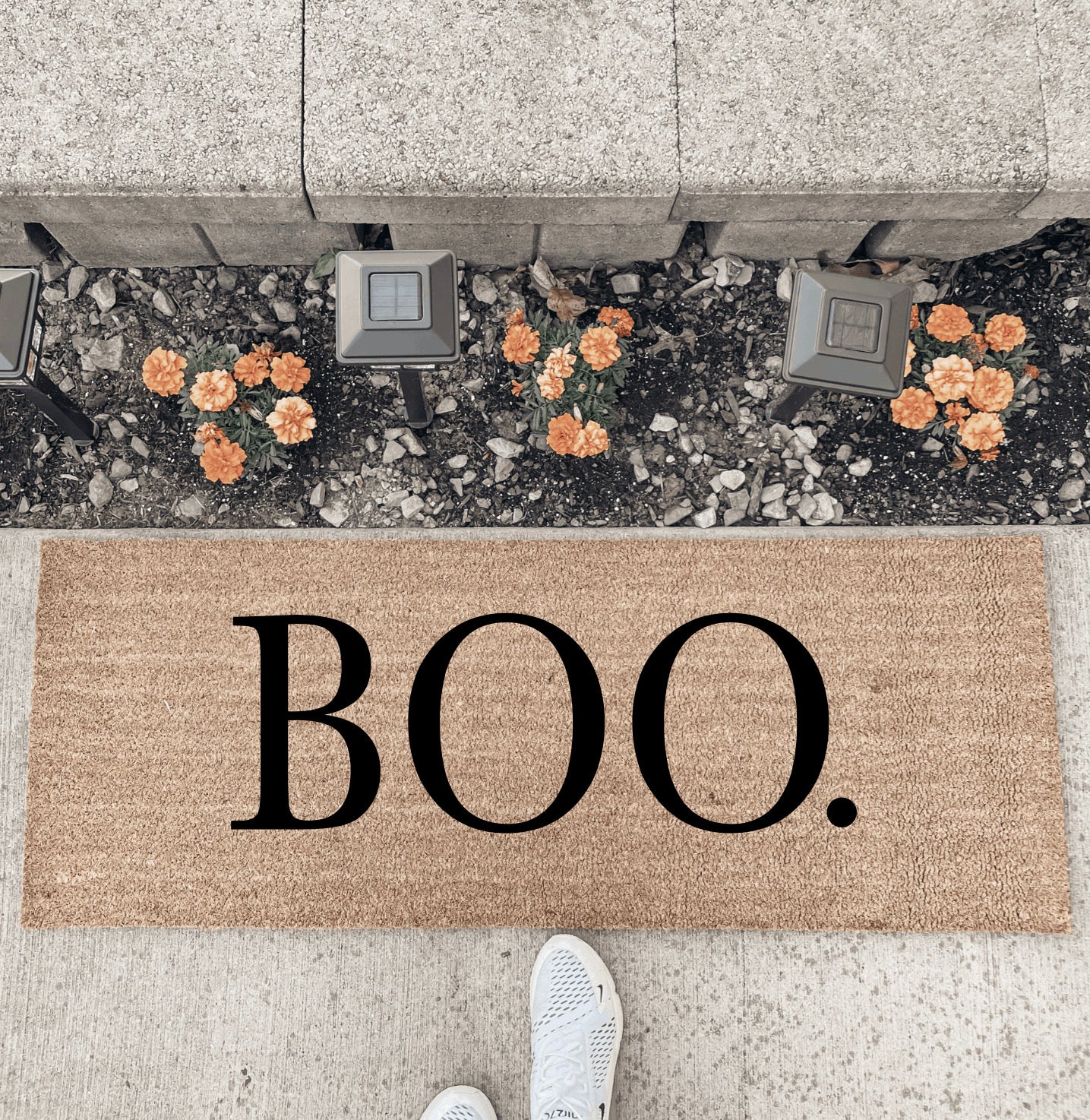 BOO - Double Door Doormat