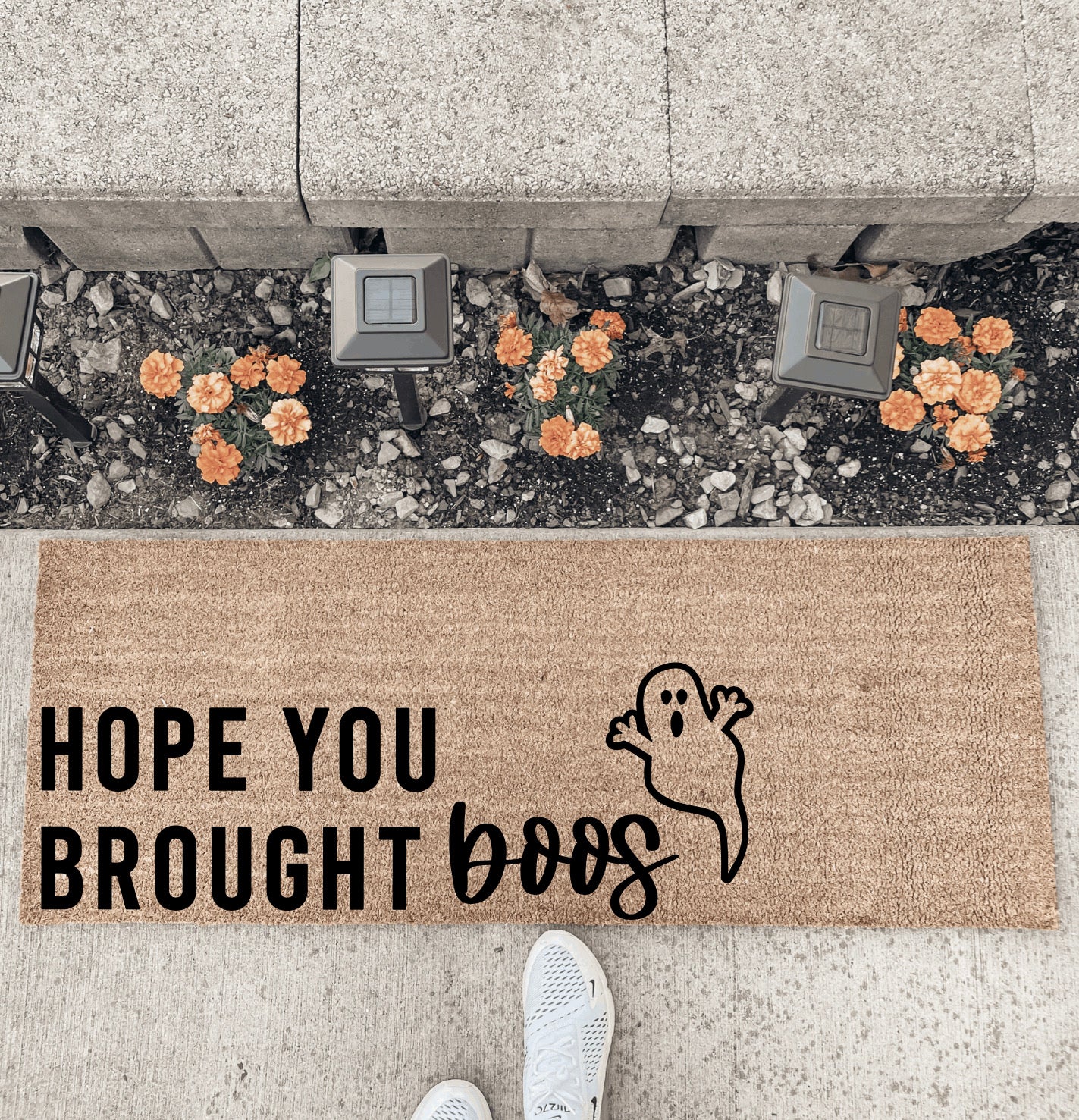 Hope You Brought Boos - Double Door Doormat