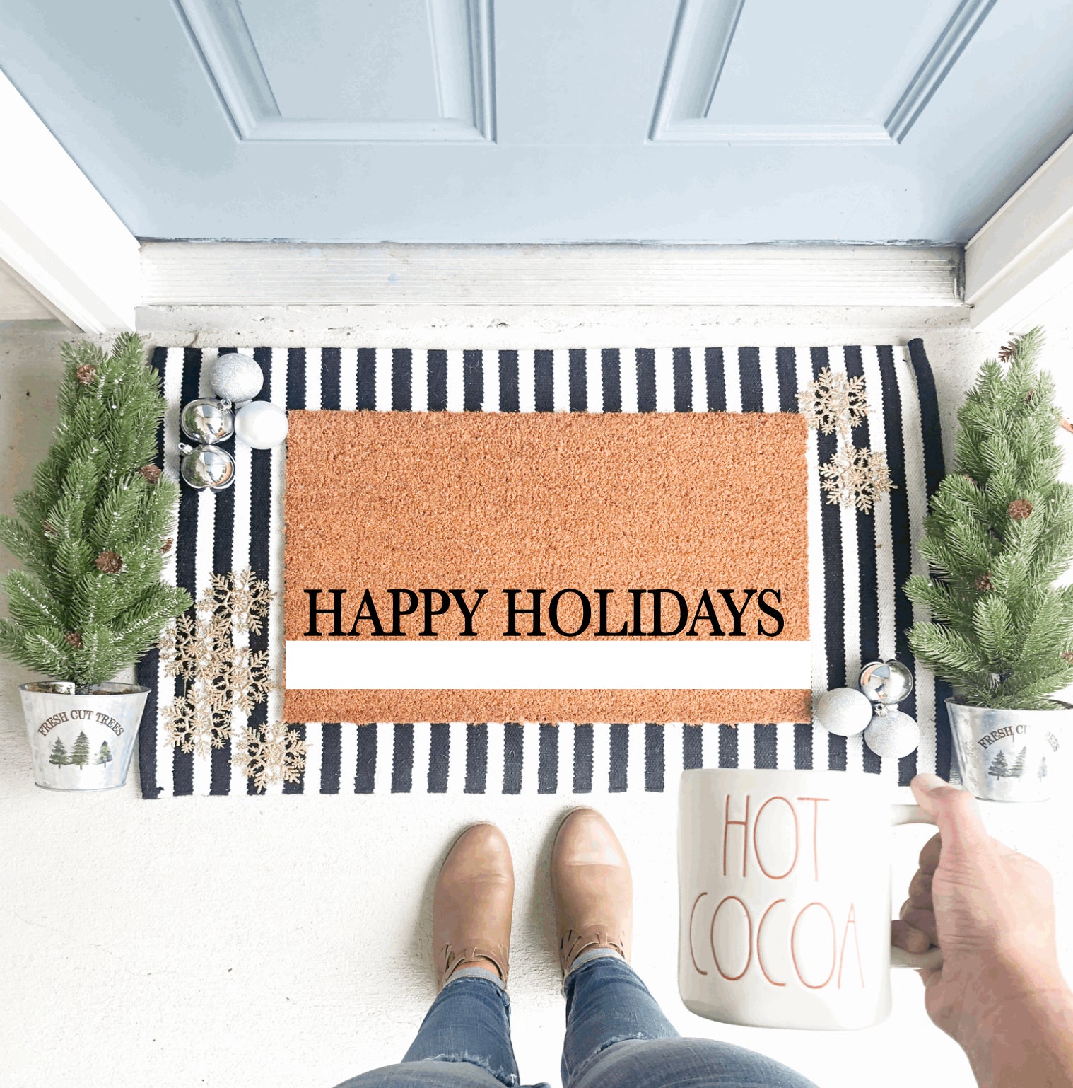 Happy Holidays - Color Block