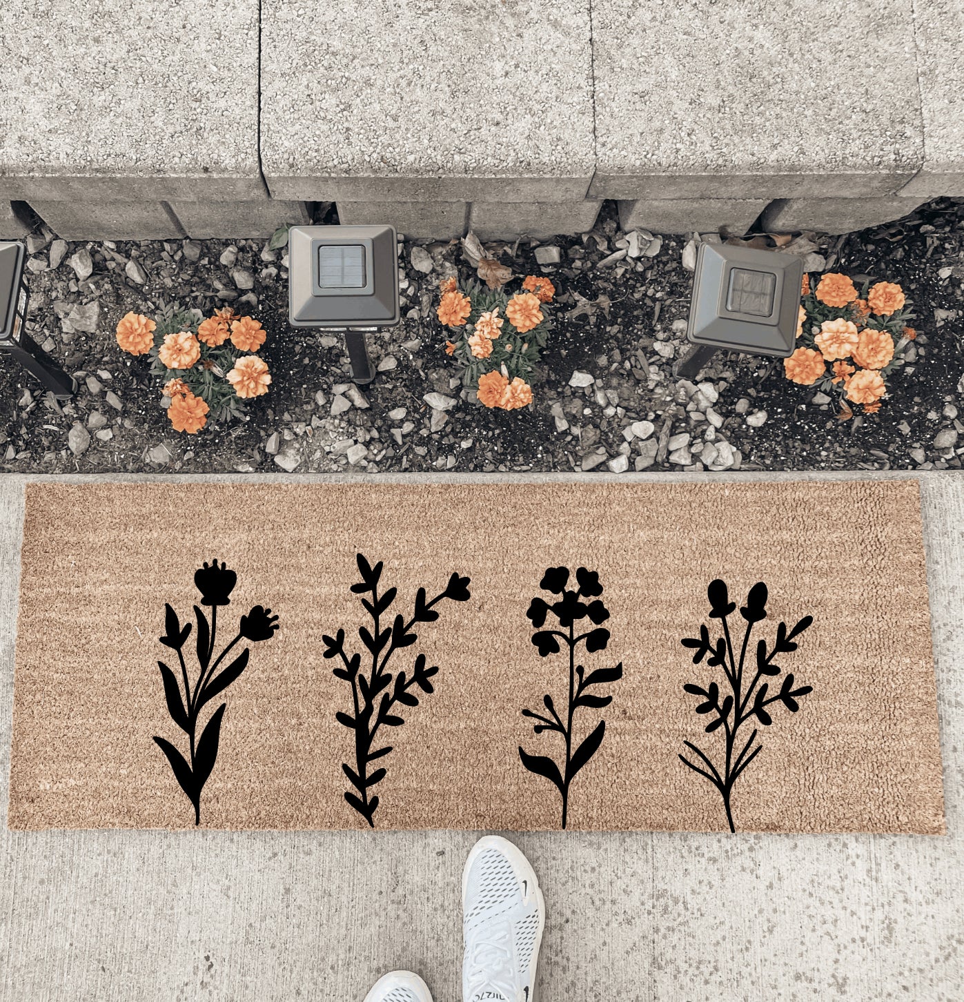 Floral - Double Door Doormat