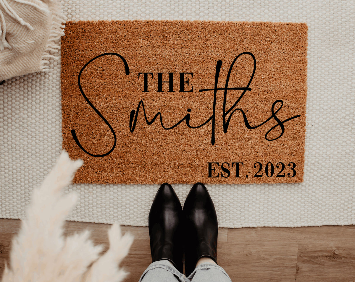 Name Est Family Name + EST | The Doormat Company