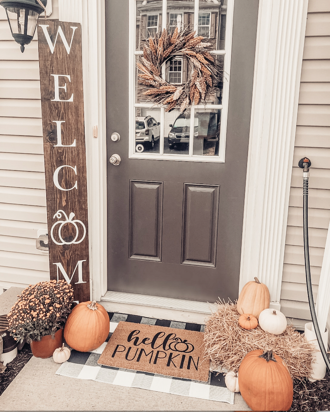 Hello Pumpkin Doormat