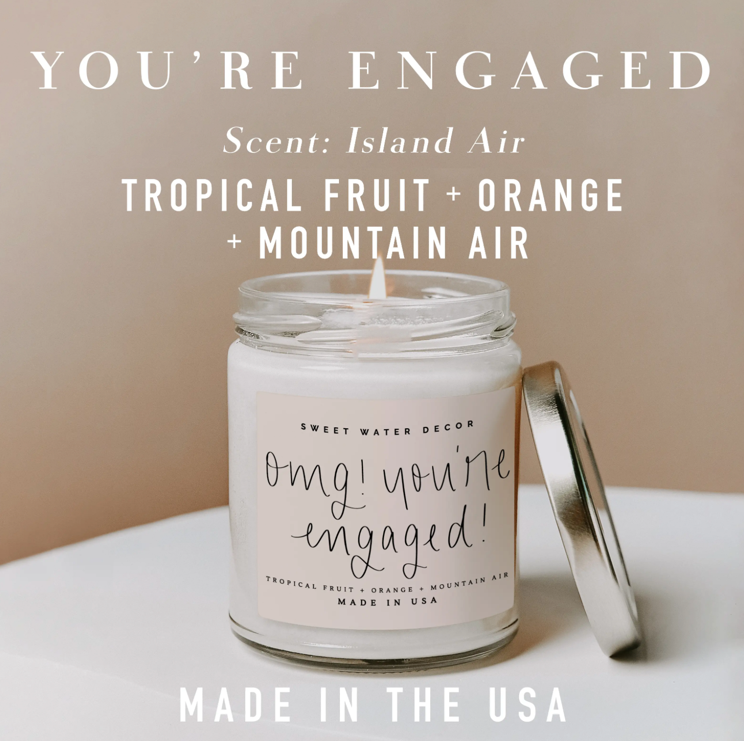 OMG! You're Engaged - Soy Candle